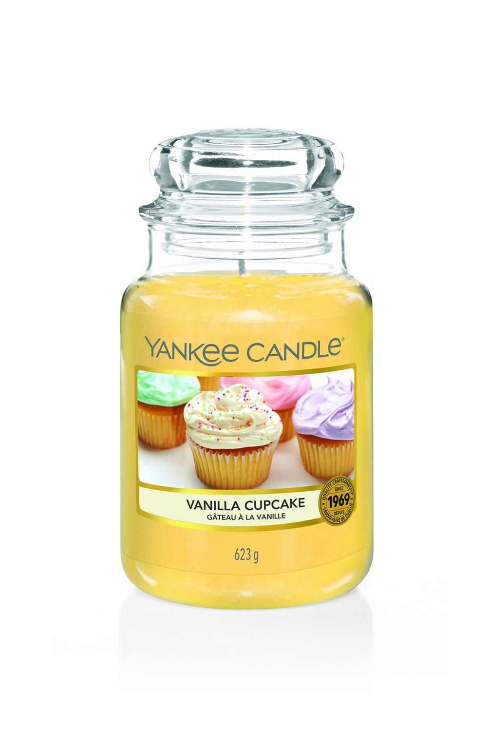 Yankee Candle Vanilla Cupcake Large Candle Jar Yellow image 1