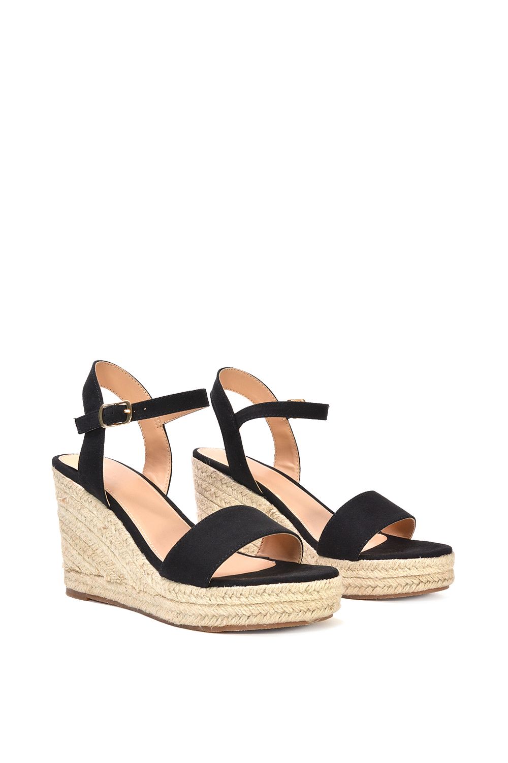 XY London 'Briella' Strappy Sandals With High Block Heels image 3