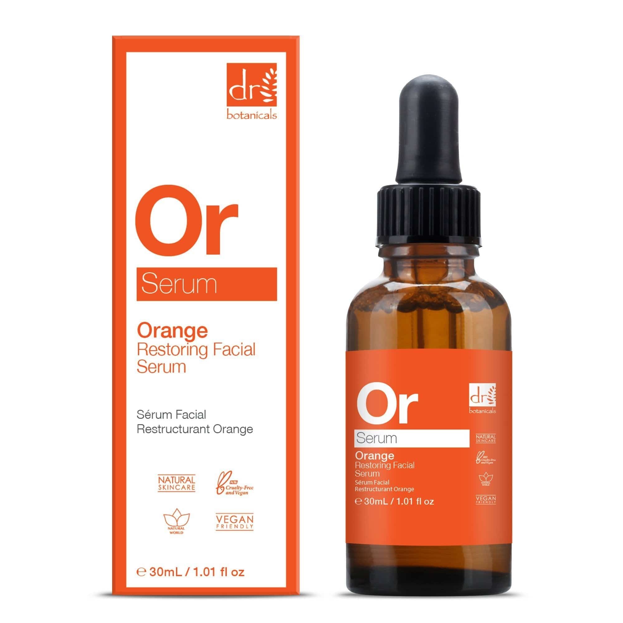 Dr. Botanicals Orange Restoring Facial Serum 30ml x 2 Duo Set image 2