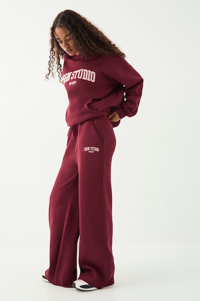 DSGN Studio DSGN Studio Sport Straight Leg Jogger Burgundy