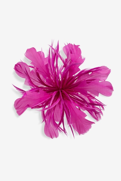 Jon Richard Fuschia Statement Floral Clip Fascinator