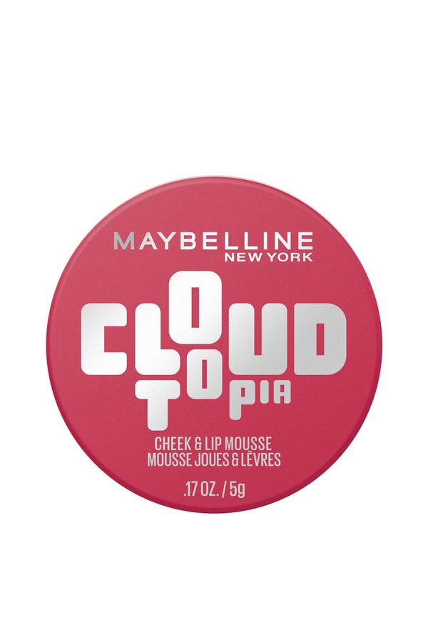 Maybelline Cloudtopia Blush Cheek & Lip Mousse, Up to 14H Cheek Colour 5g Etheal Rouge