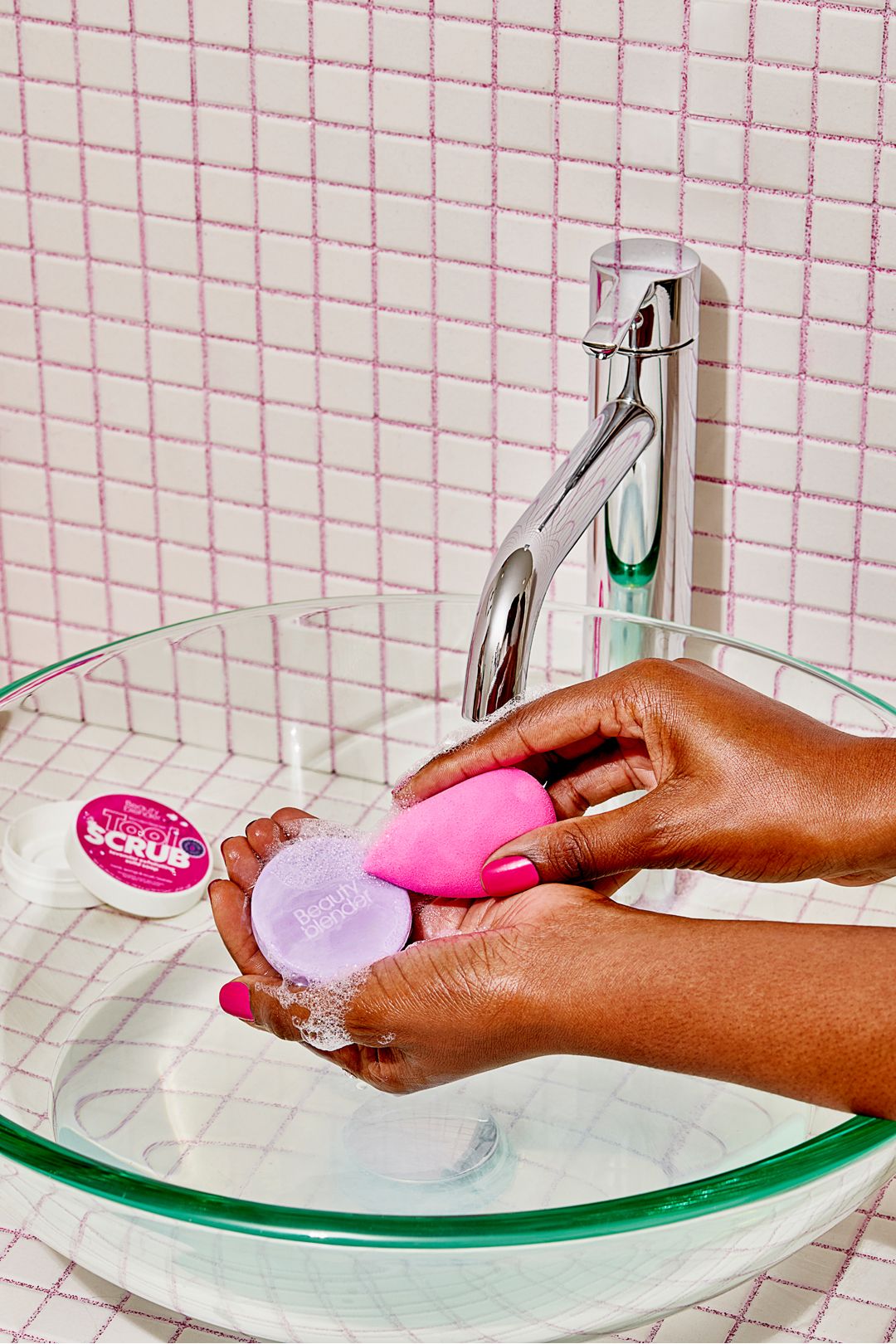 Beautyblender Toolscrub - Hand, Sponge & Brush Cleanser 28g - Lavender Multi image 2