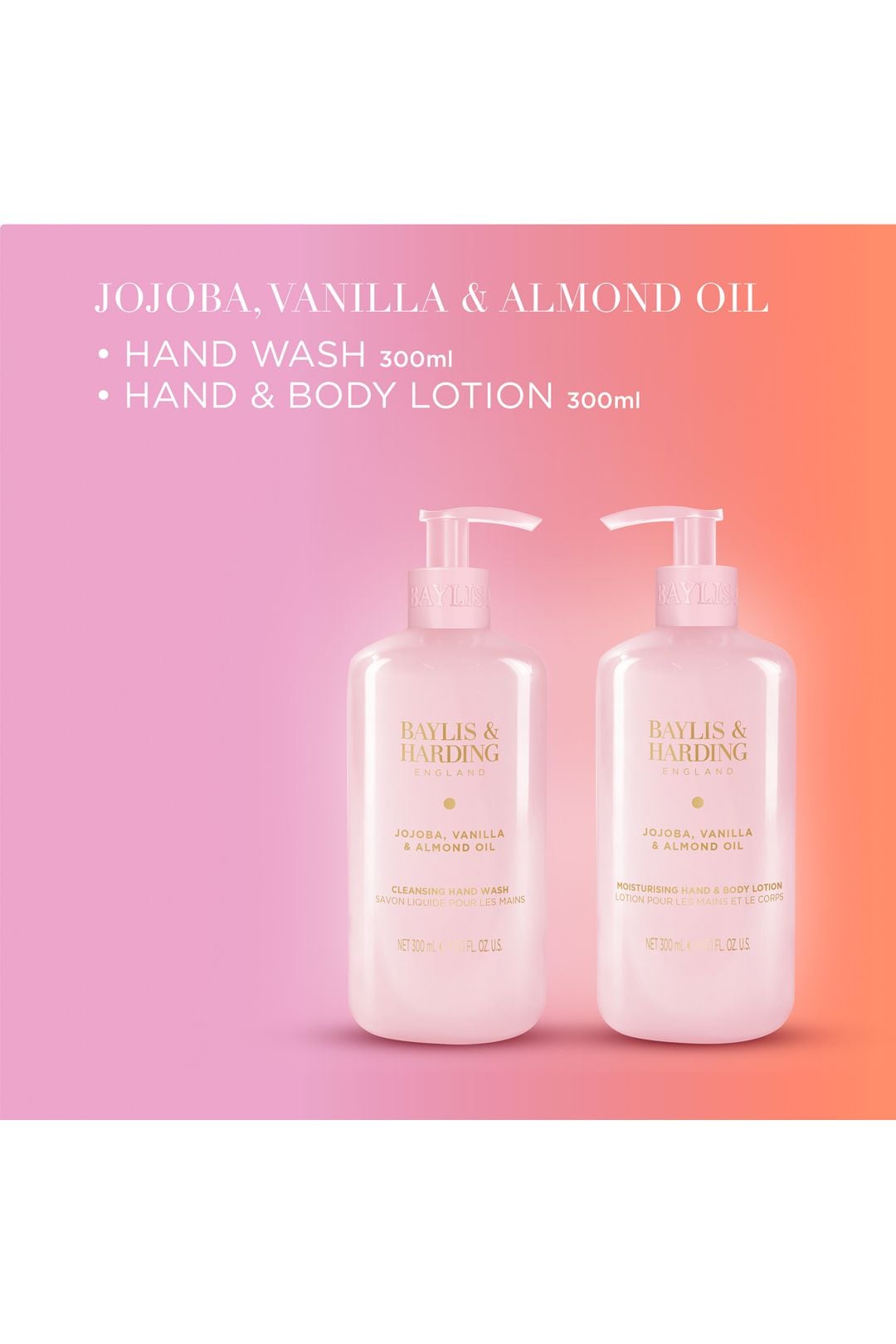 Baylis & Harding Jojoba, Vanilla & Almond Oil Luxury Hand Care Gift Set Multi image 4