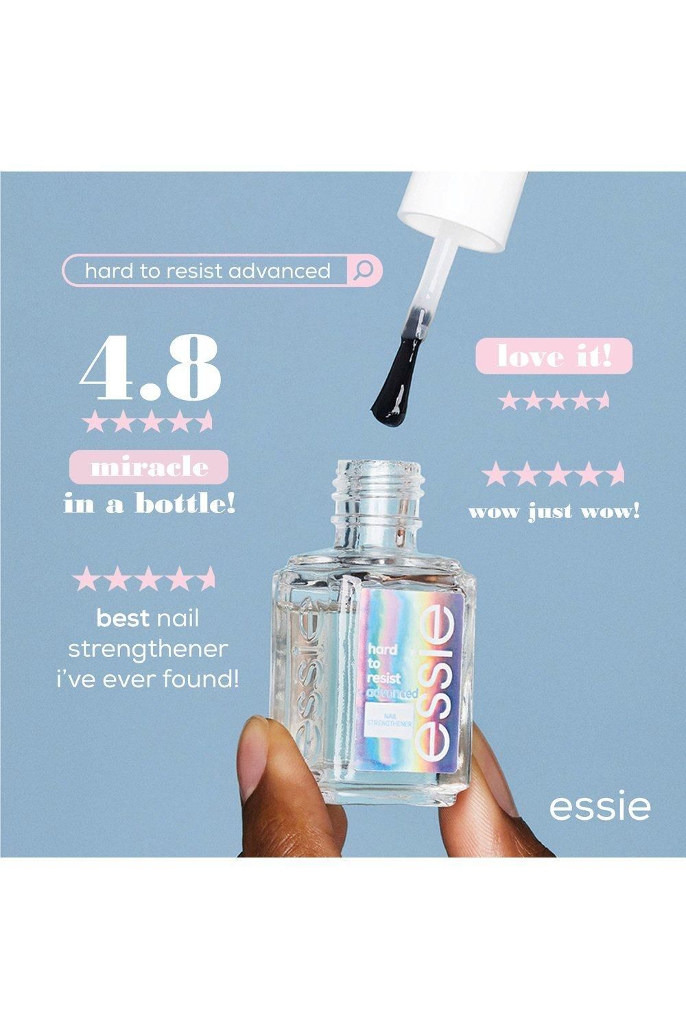 Essie Hard to Resist Advanced Nail Strengthener Clear image 2