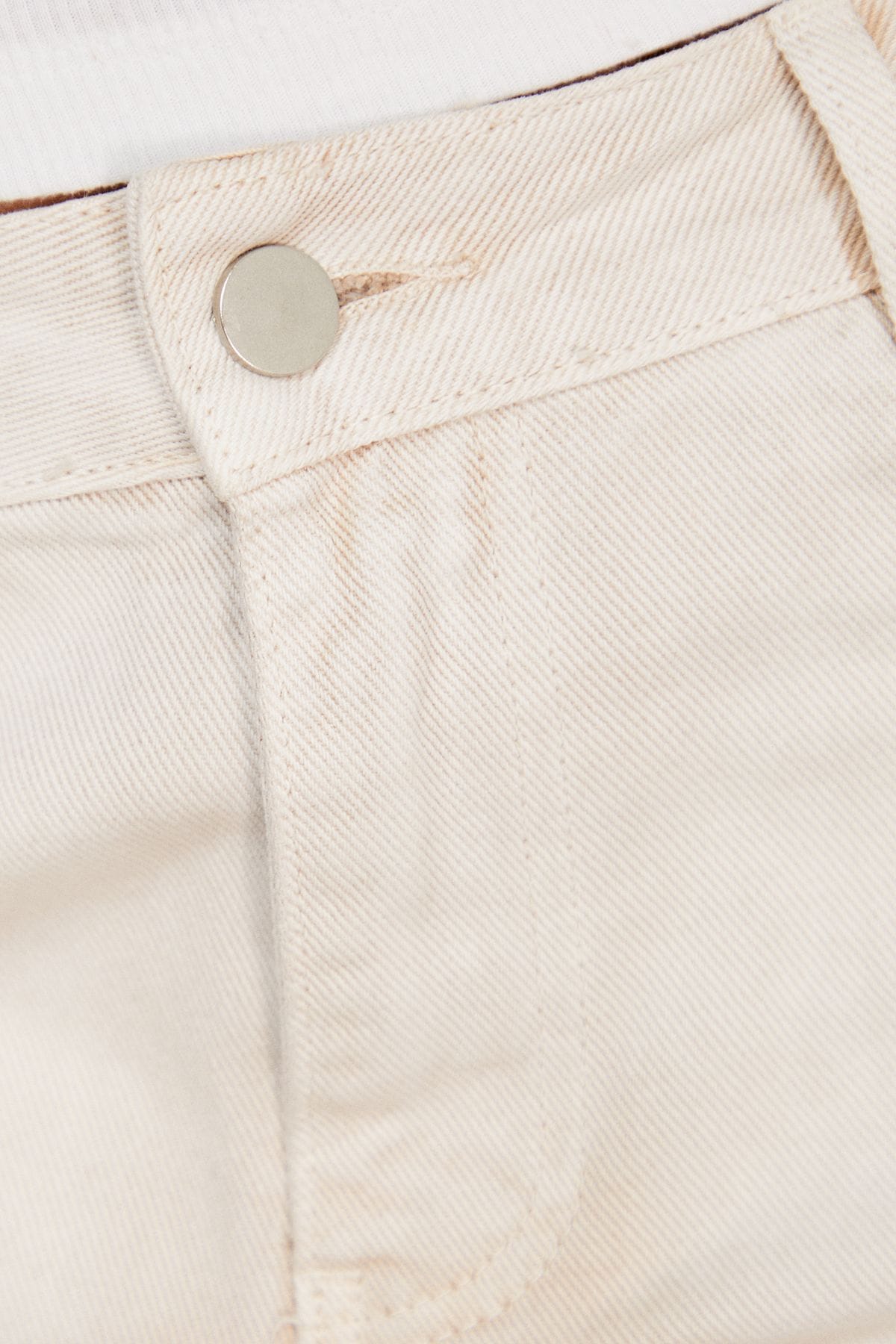 Warehouse Ombre Denim Ecru Dad Jean Ecru image 5