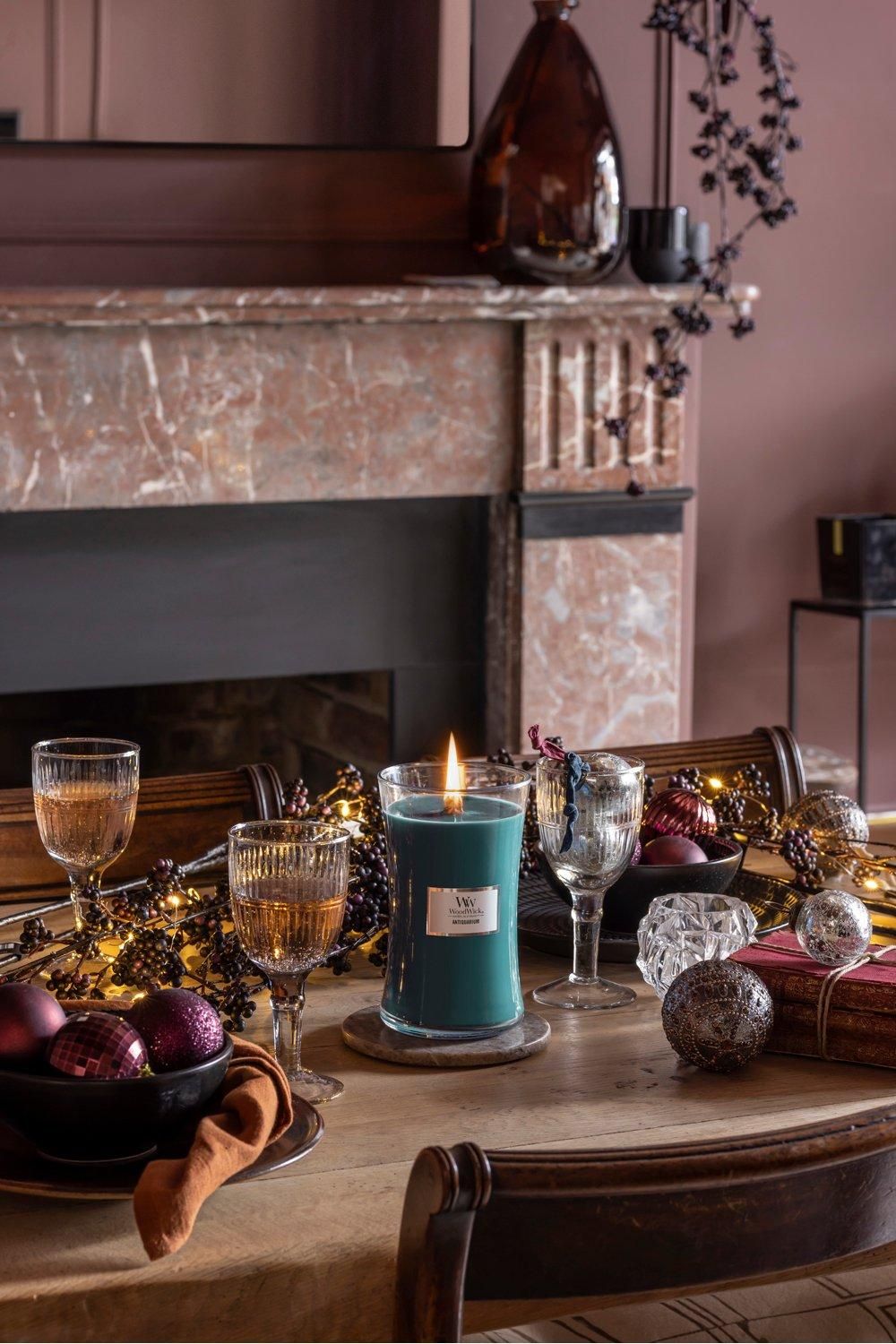 Woodwick Antiquarium Large Hourglass Candle Multi image 2