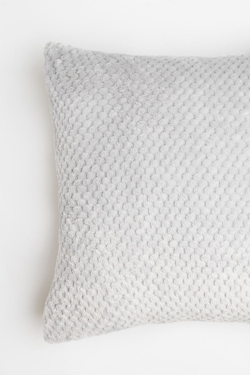 OHS 2 Pack of Waffle Fleece Square Cushion Covers image 2