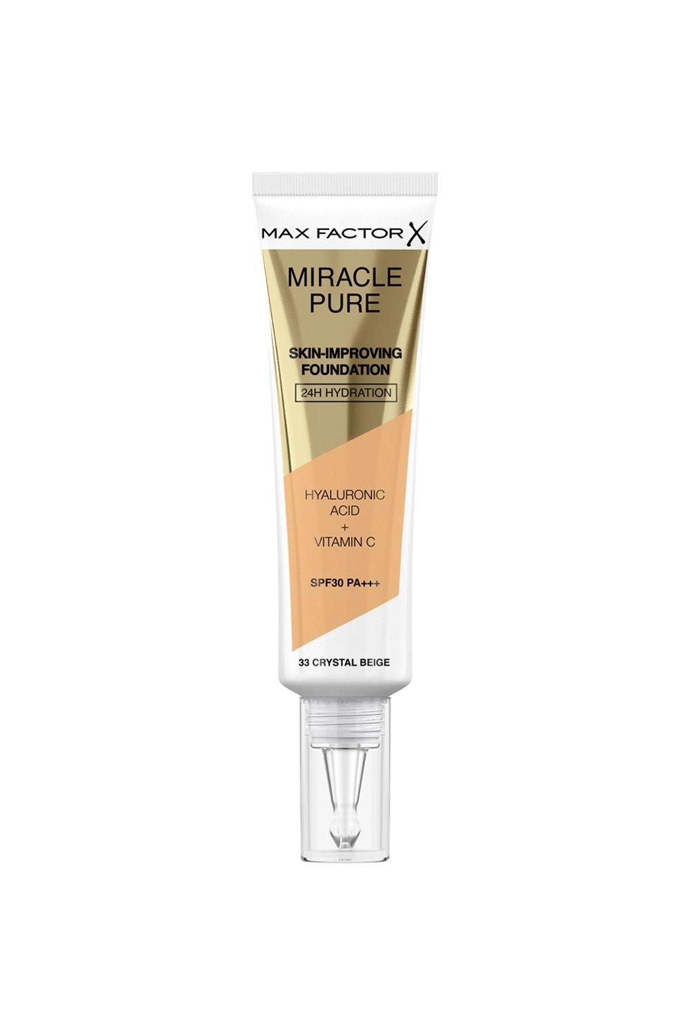 Max Factor Miracle Pure Skin Improving Foundation Crystal Beige 33 image 1