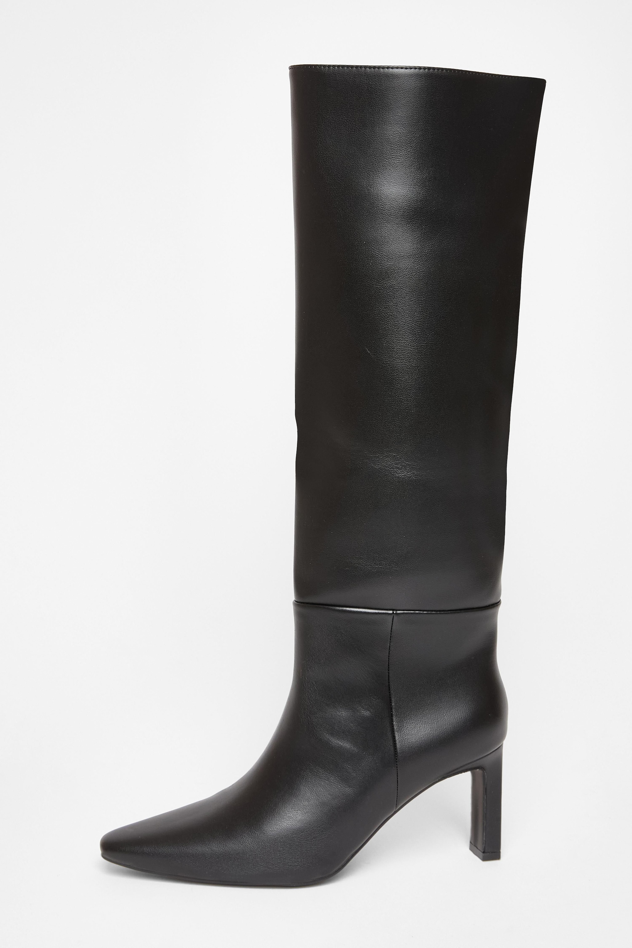 Quiz Black Knee High Boots image 3