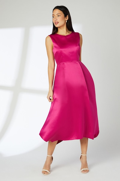 Principles Pink Occasion Hankey Hem Dress Pink