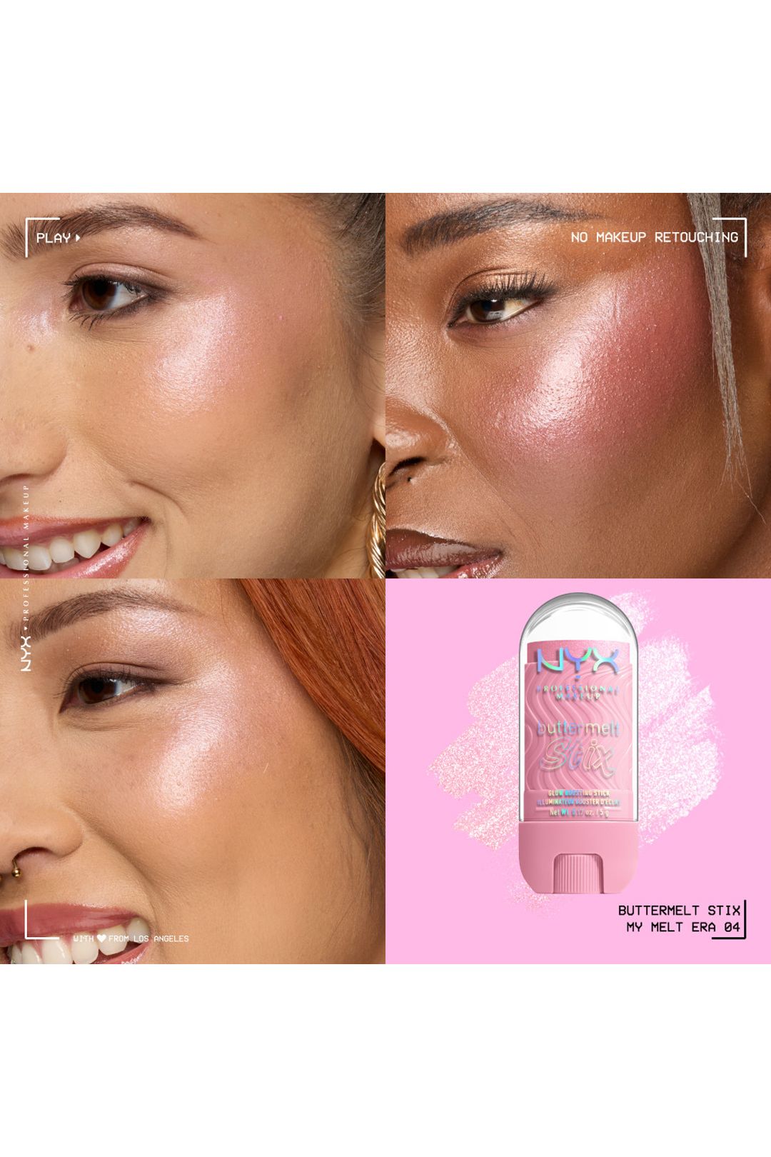 NYX Professional Makeup Buttermelt Glow Stix 5g My Melt Era image 6