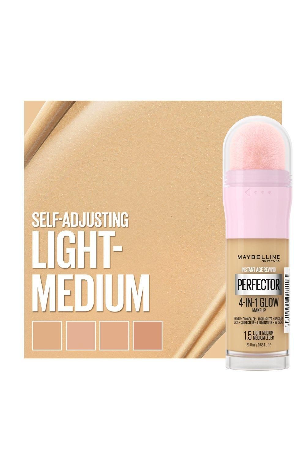 Maybelline Instant Anti Age Perfector 4-In-1 Glow Primer, Concealer Light Medium image 2