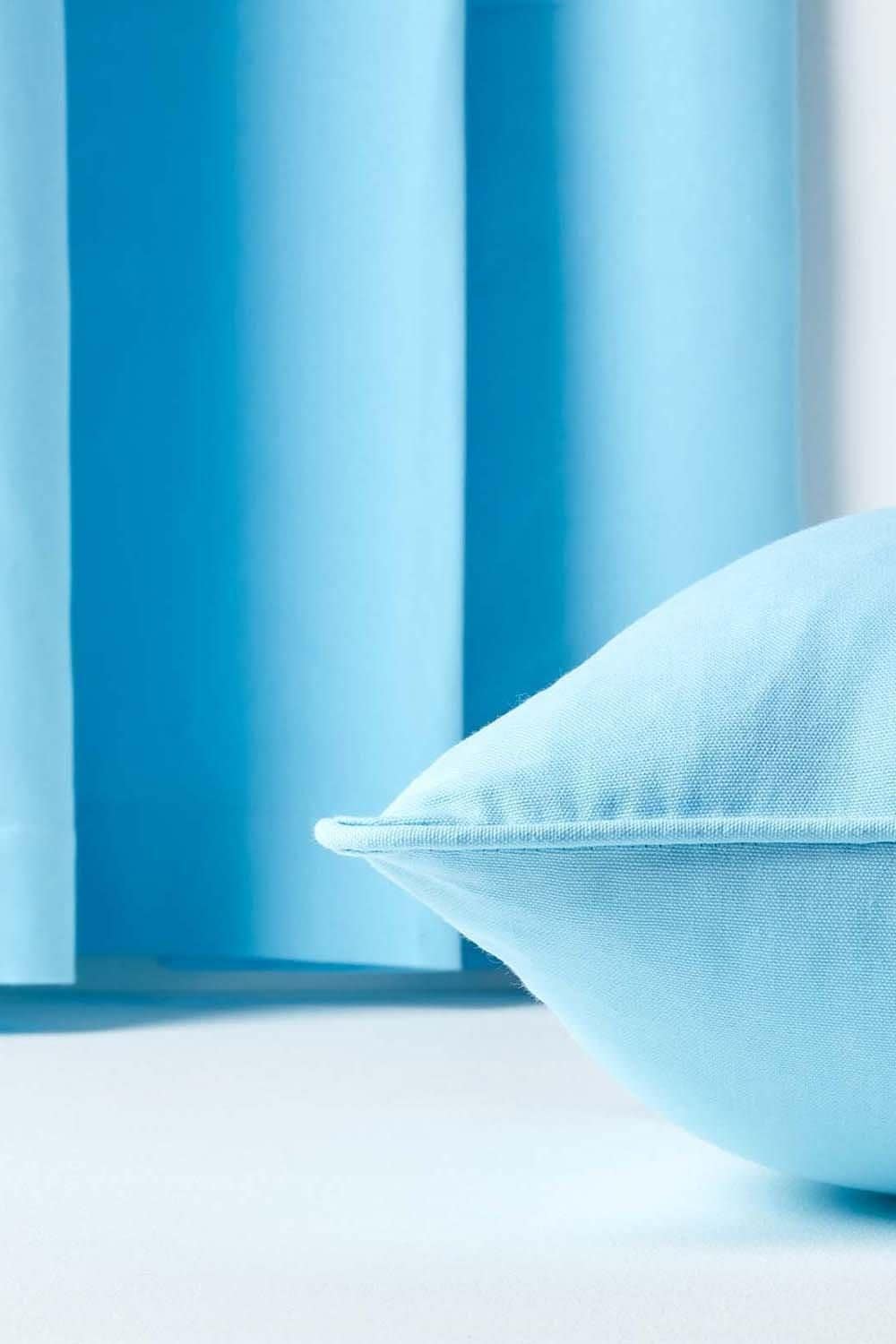 Homescapes Cotton Plain Cushion Cover image 5