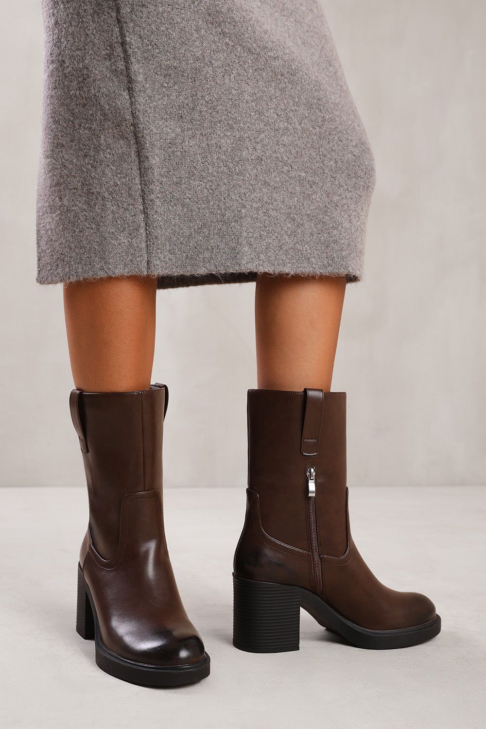 Where's That From 'Beau' Mid Calf Boot With Side Zip image 5