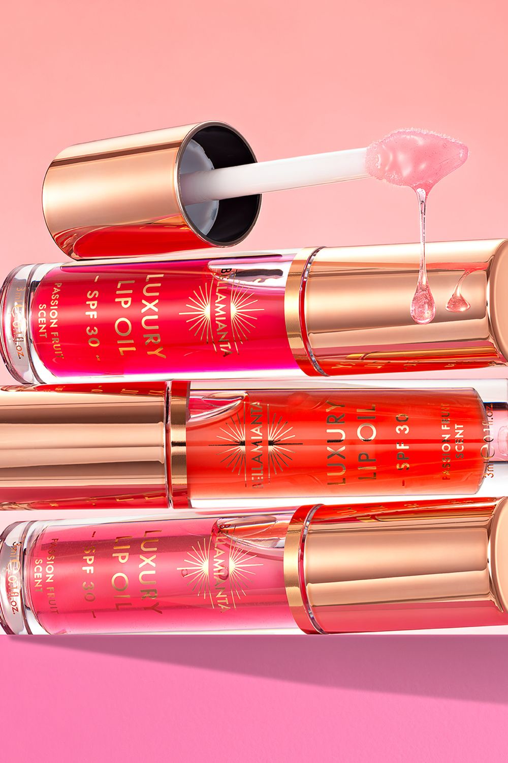 Bellamianta Lip Oil 3ml Coral image 4