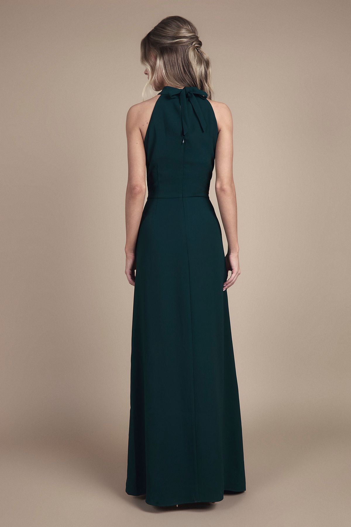 Coast Teen Coast Halterneck Bridesmaid Dress Emerald image 3