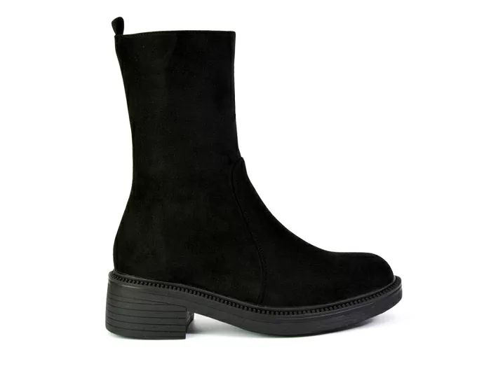 XY London 'Senna' Calf High Cleated Sole Boots image 1