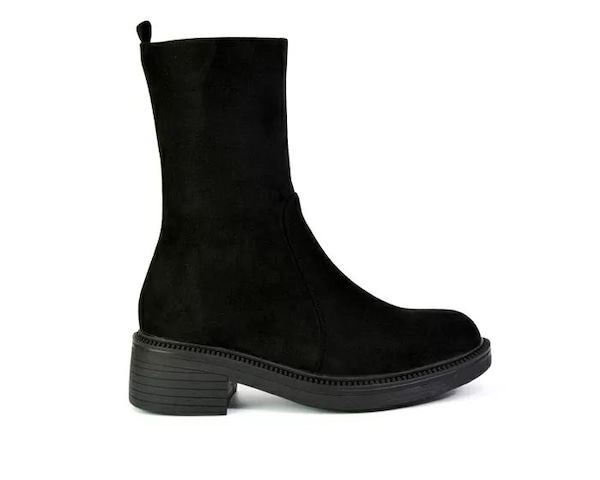 XY London 'Senna' Calf High Cleated Sole Boots