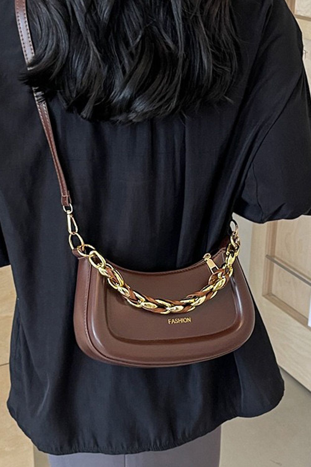 XY London 'Helina' Women's Small Handbag With Shoulder Strap and Chain Strap