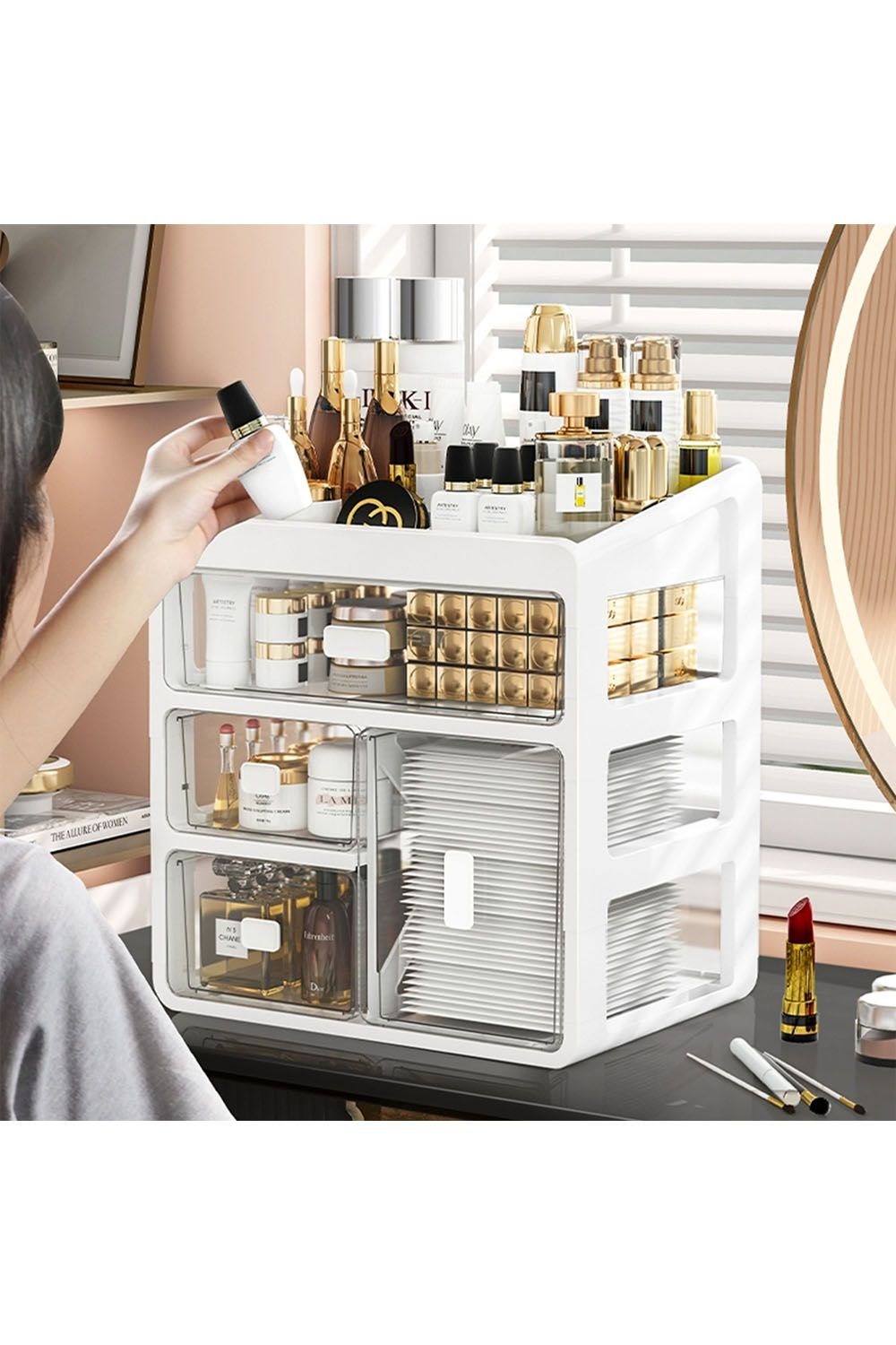 Living and Home Makeup Cosmetic Box Case image 4