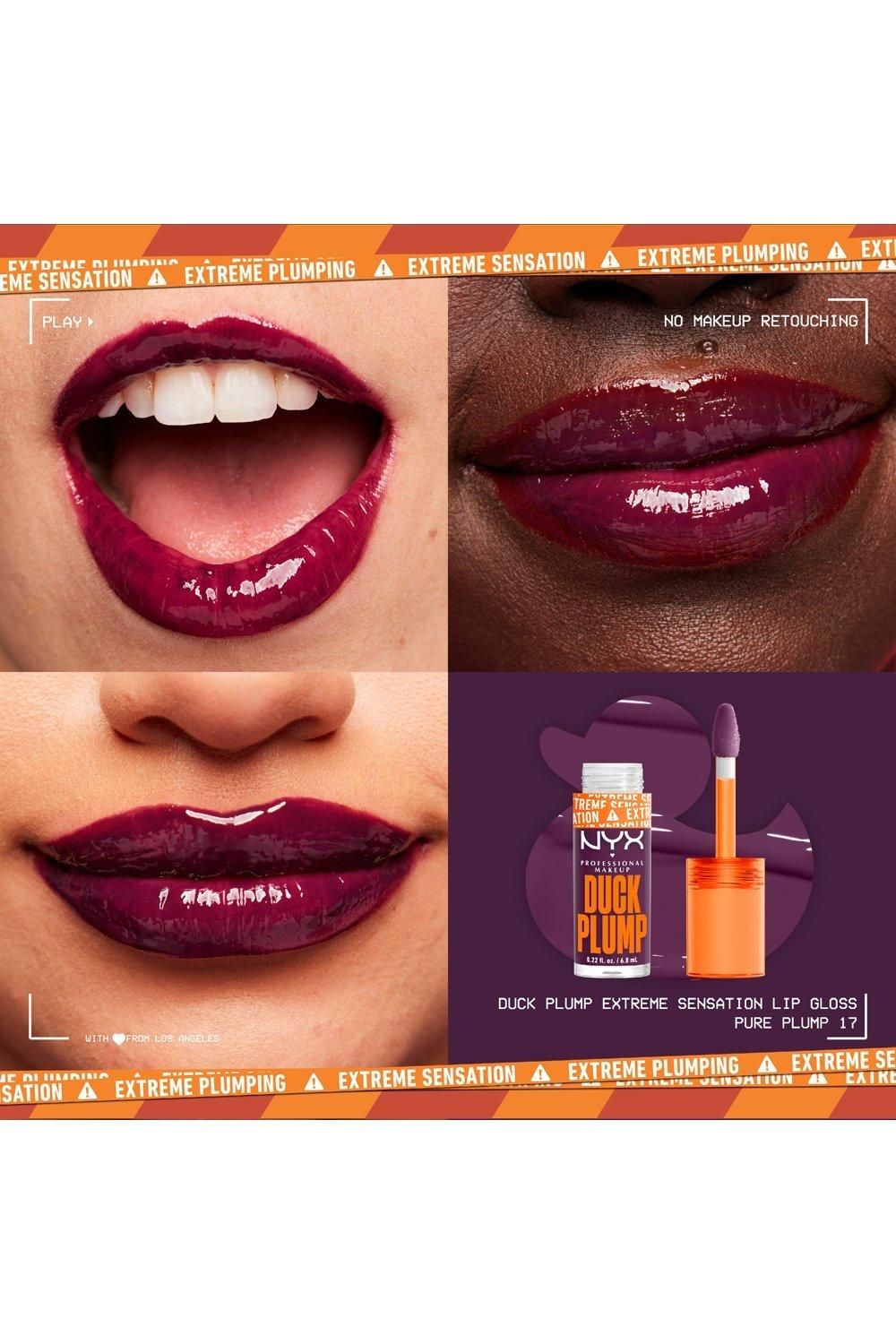 NYX Professional Makeup Duck Plump Lip Plumping Gloss Pure Plum_p image 5