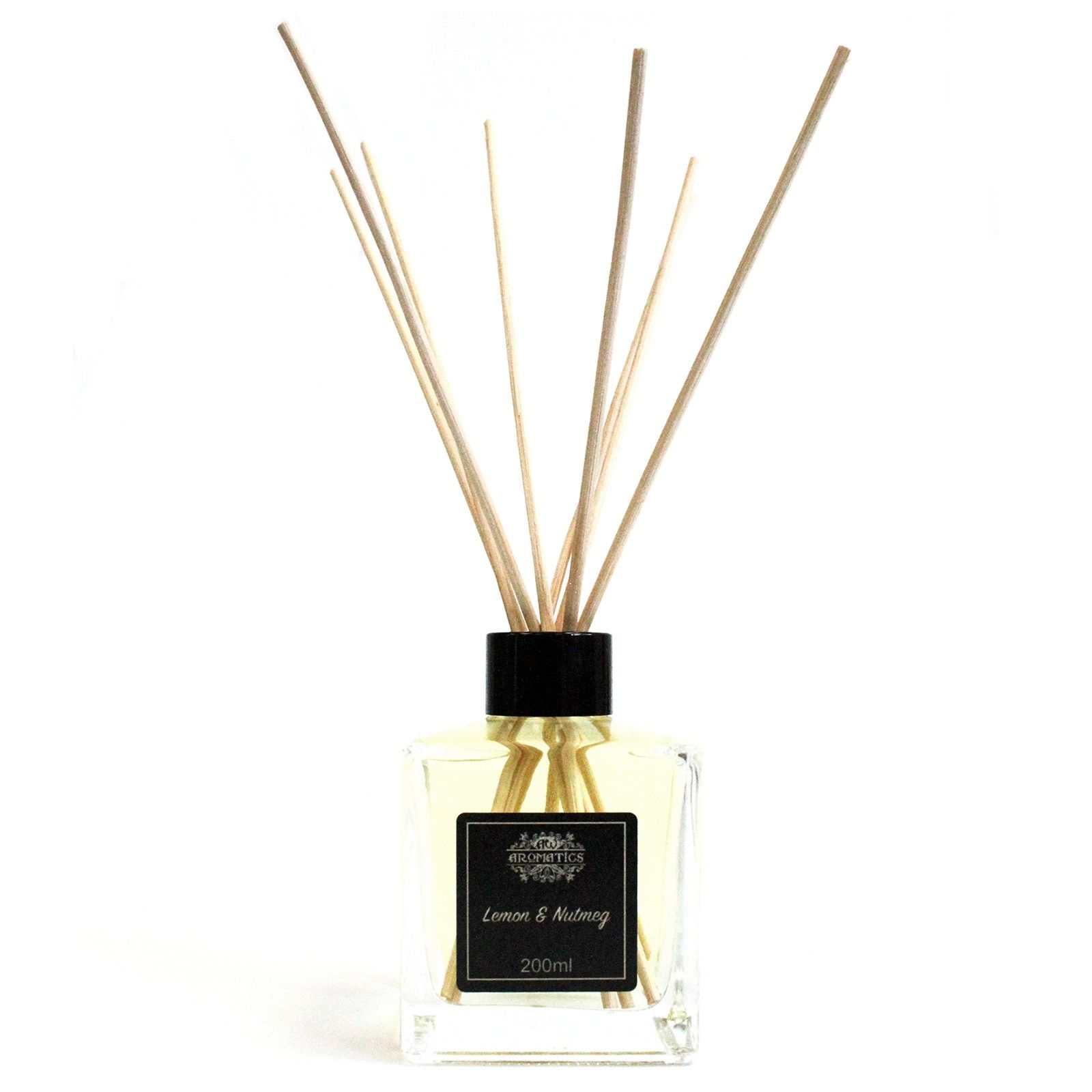KDMD 200ml Lemon & Nutmeg Essential Oil Reed Diffuser image 2