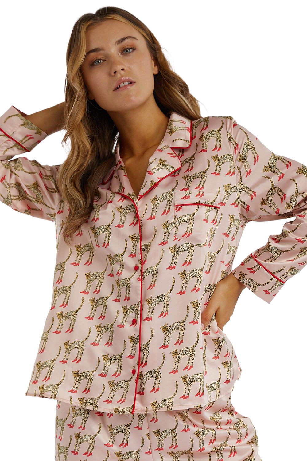Playful Promises Bouffants Cheeta Long Sleeved 'Top'