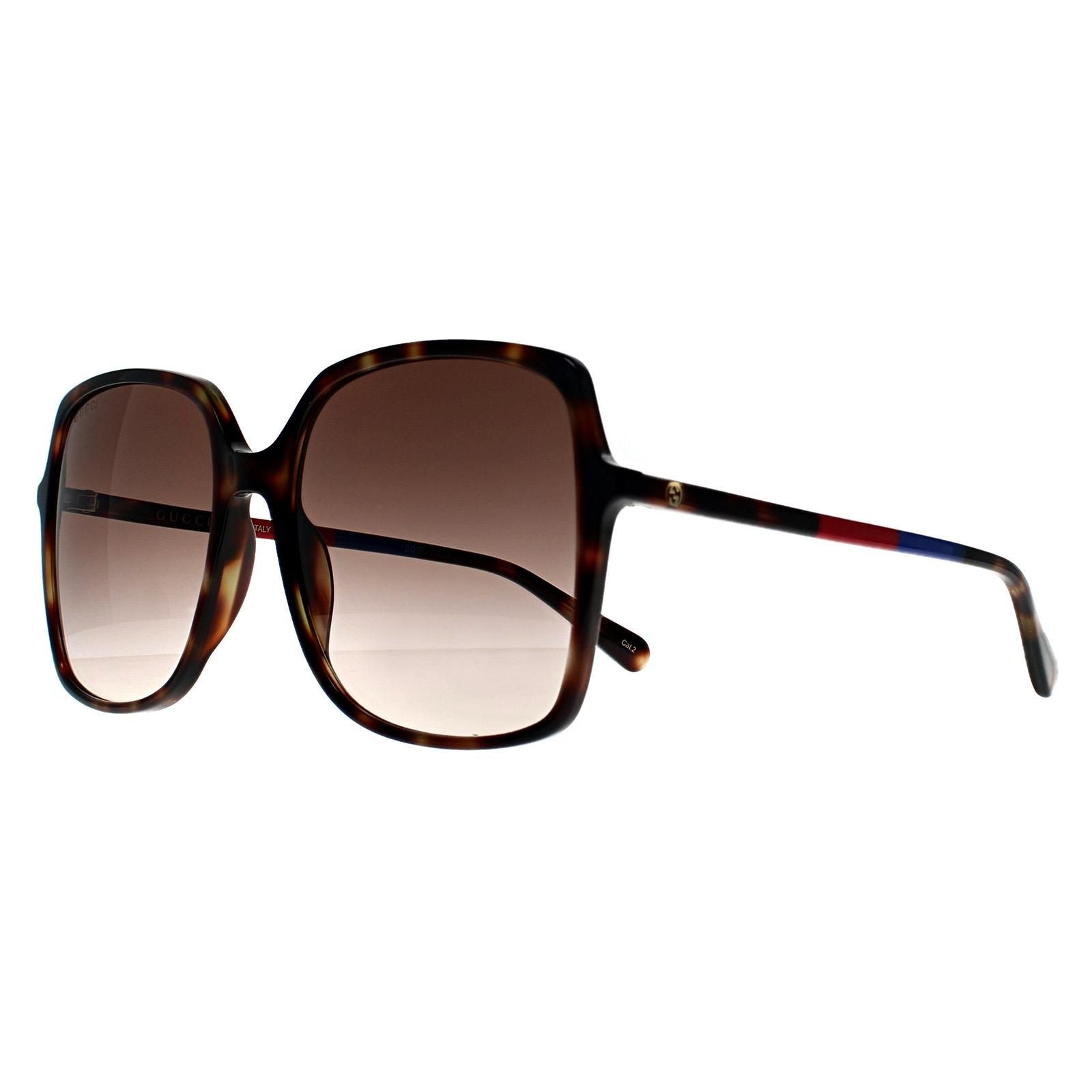 Gucci Square Havana Brown Gradient GG0544S image 2