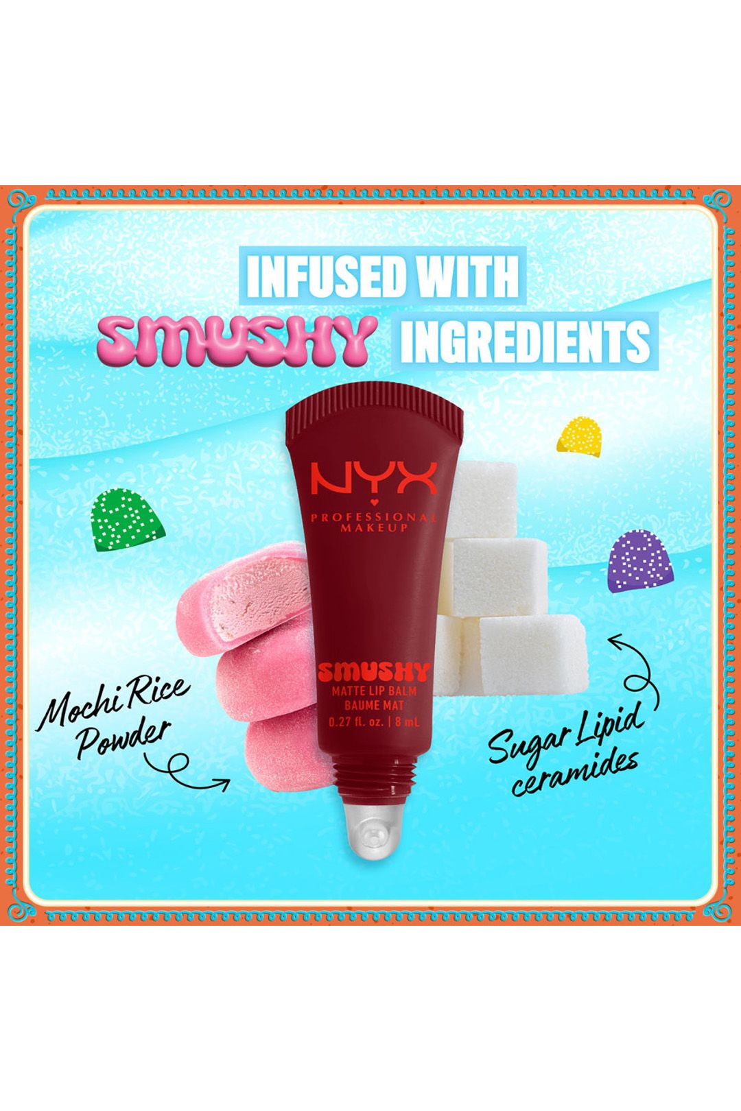 NYX Professional Makeup Holiday Smushy Matte Lip Balm Kit Multi image 2