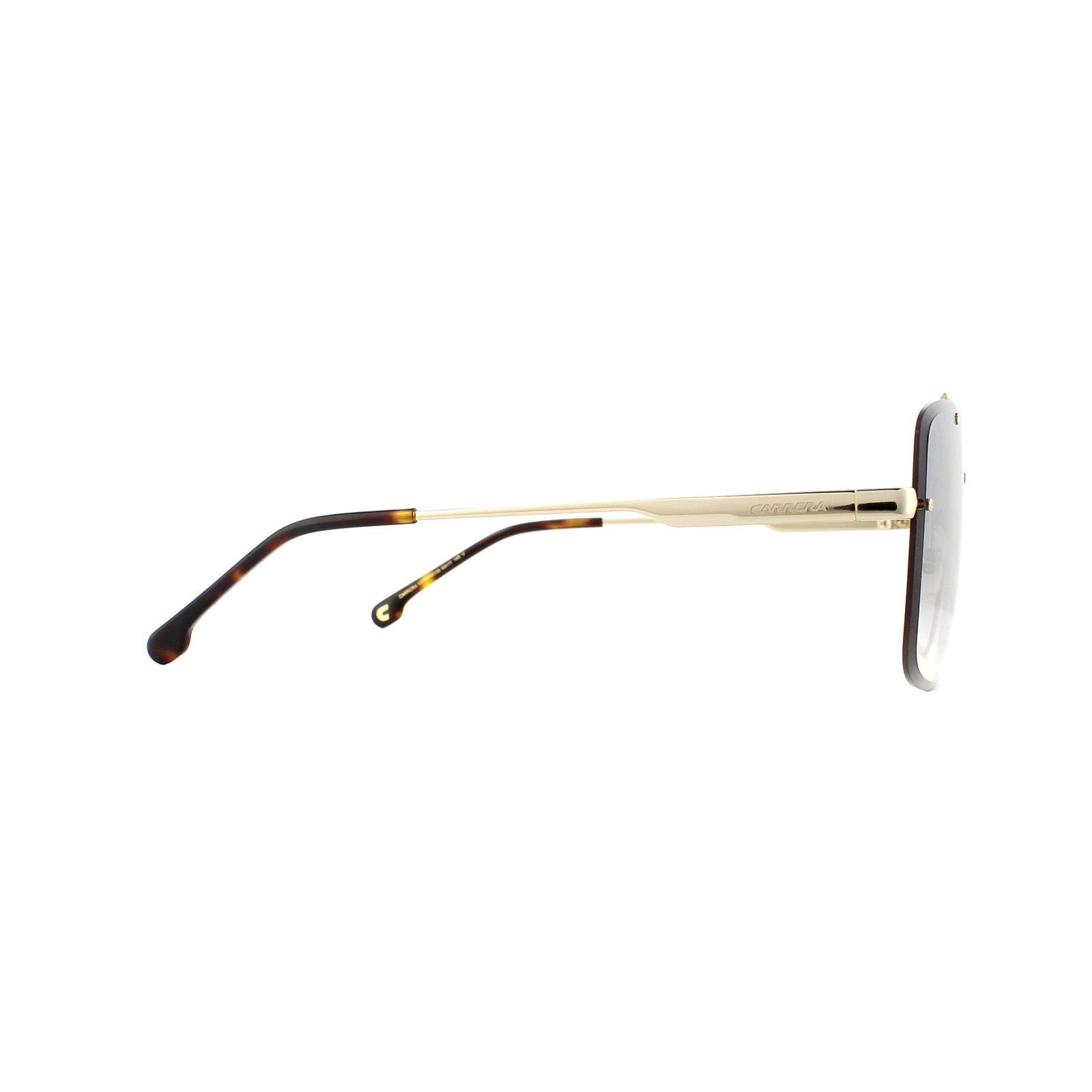 Carrera Rimless Yellow Gold Dark Blue Gradient Sunglasses image 4