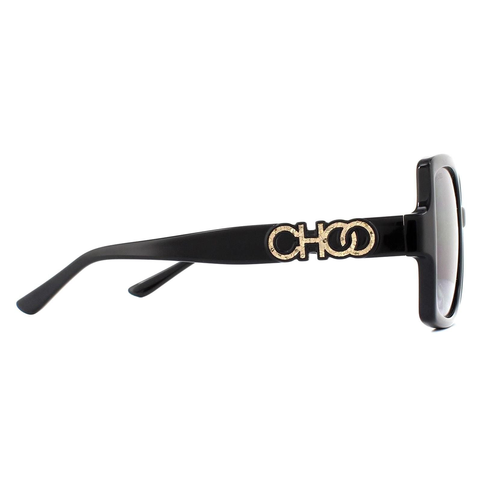 Jimmy Choo Square Black Dark Grey Gradient SAMMI/G/S Sunglasses image 4