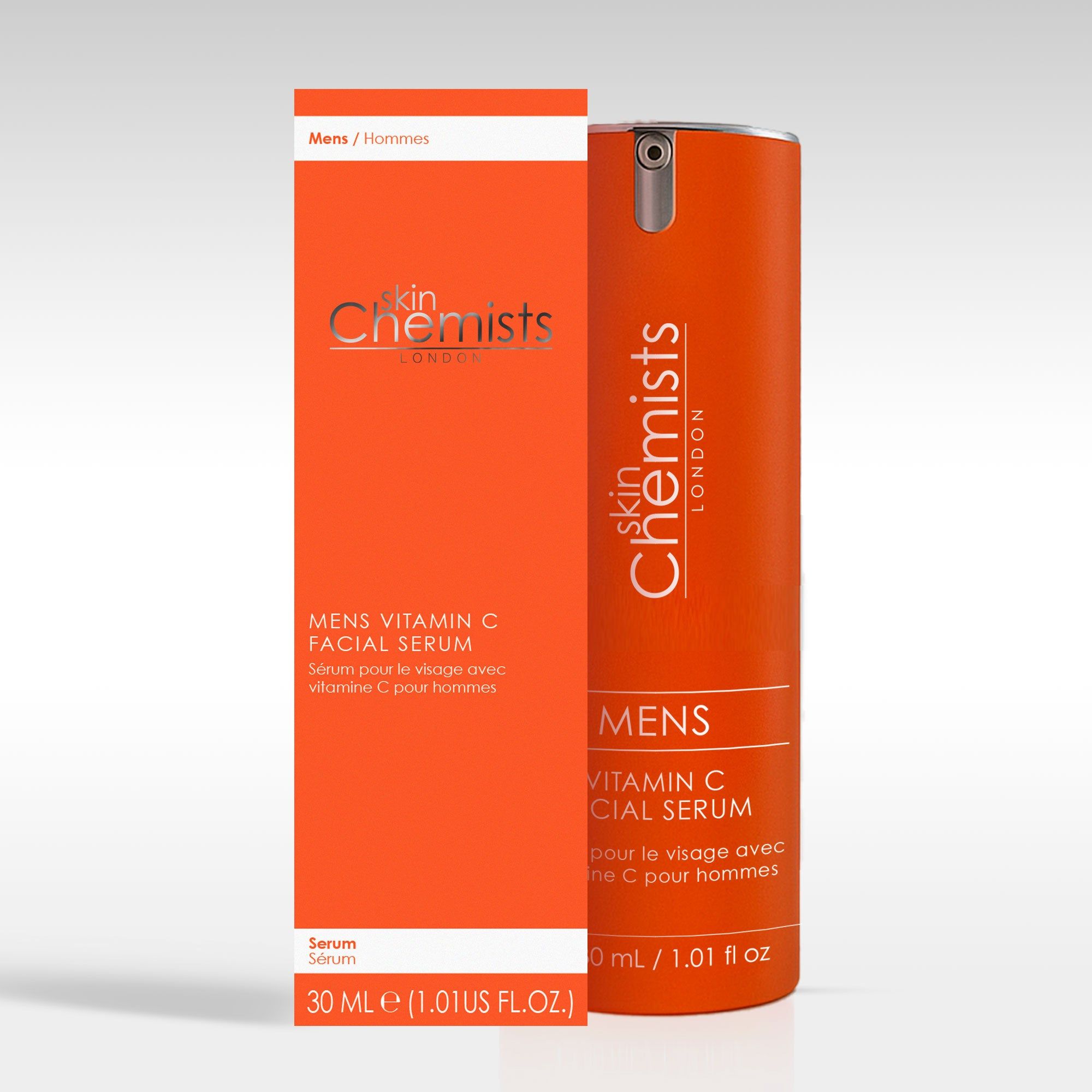 skinChemists professional Men's Vitamin C Facial Serum 30ml image 2