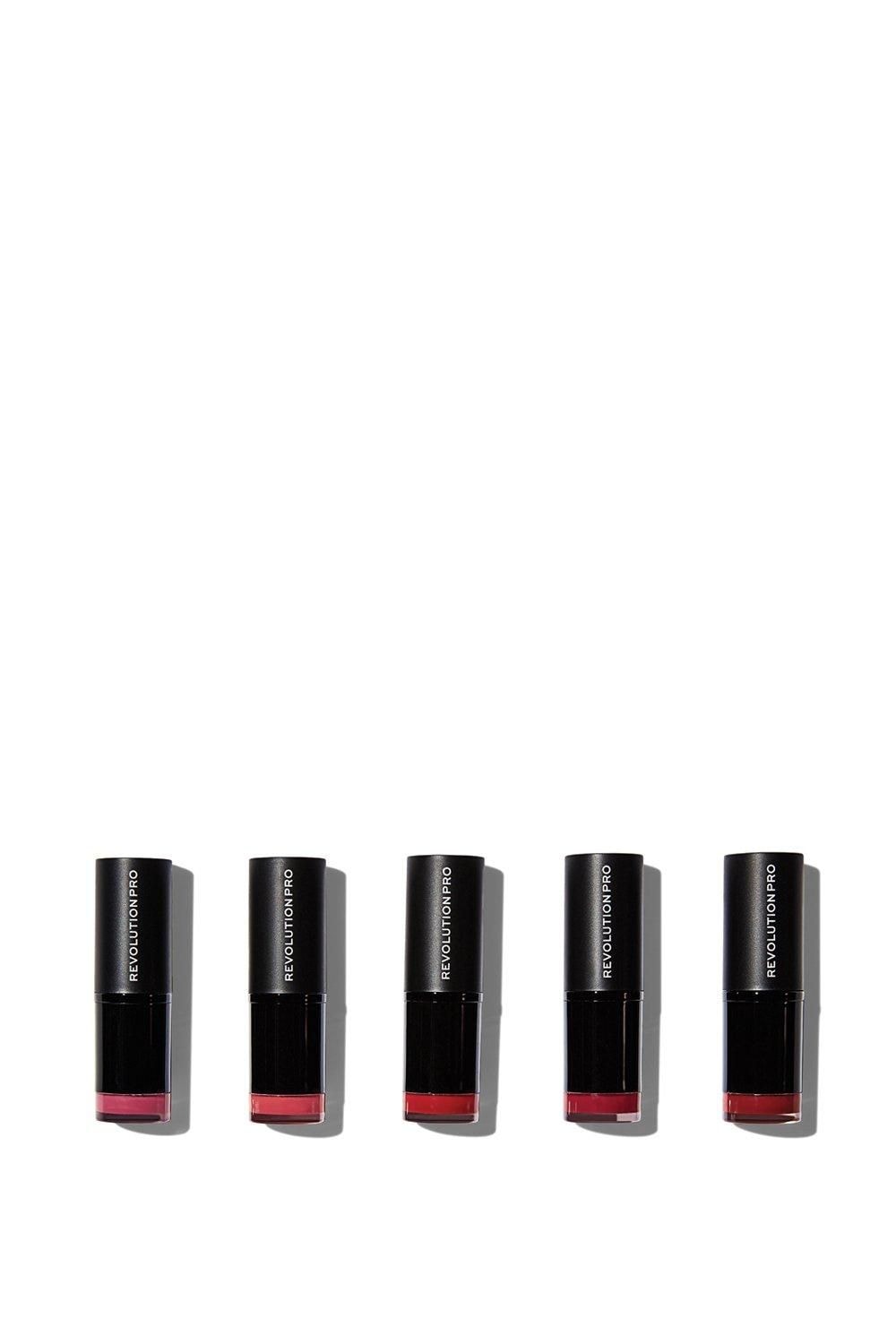 Revolution Lipstick Collection Matte Reds Multi image 2