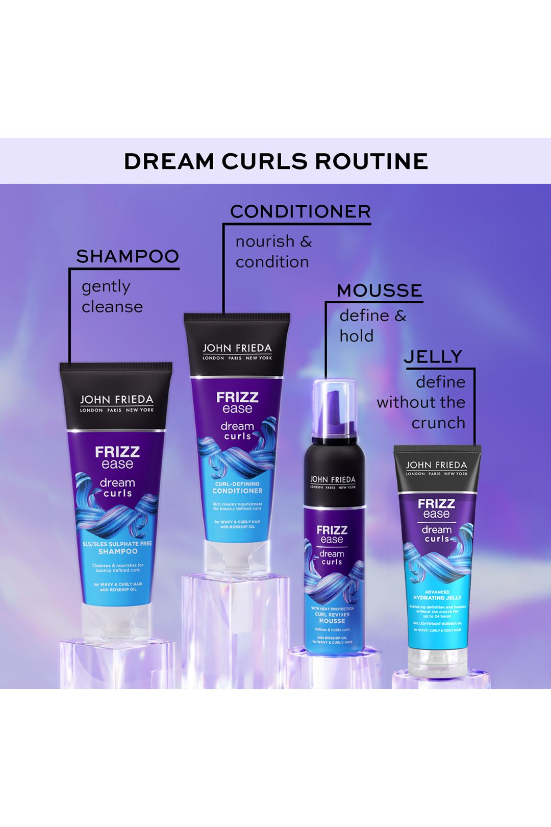 John Frieda Frizz Ease Dream Curls Shampoo 250 ml Multi image 5