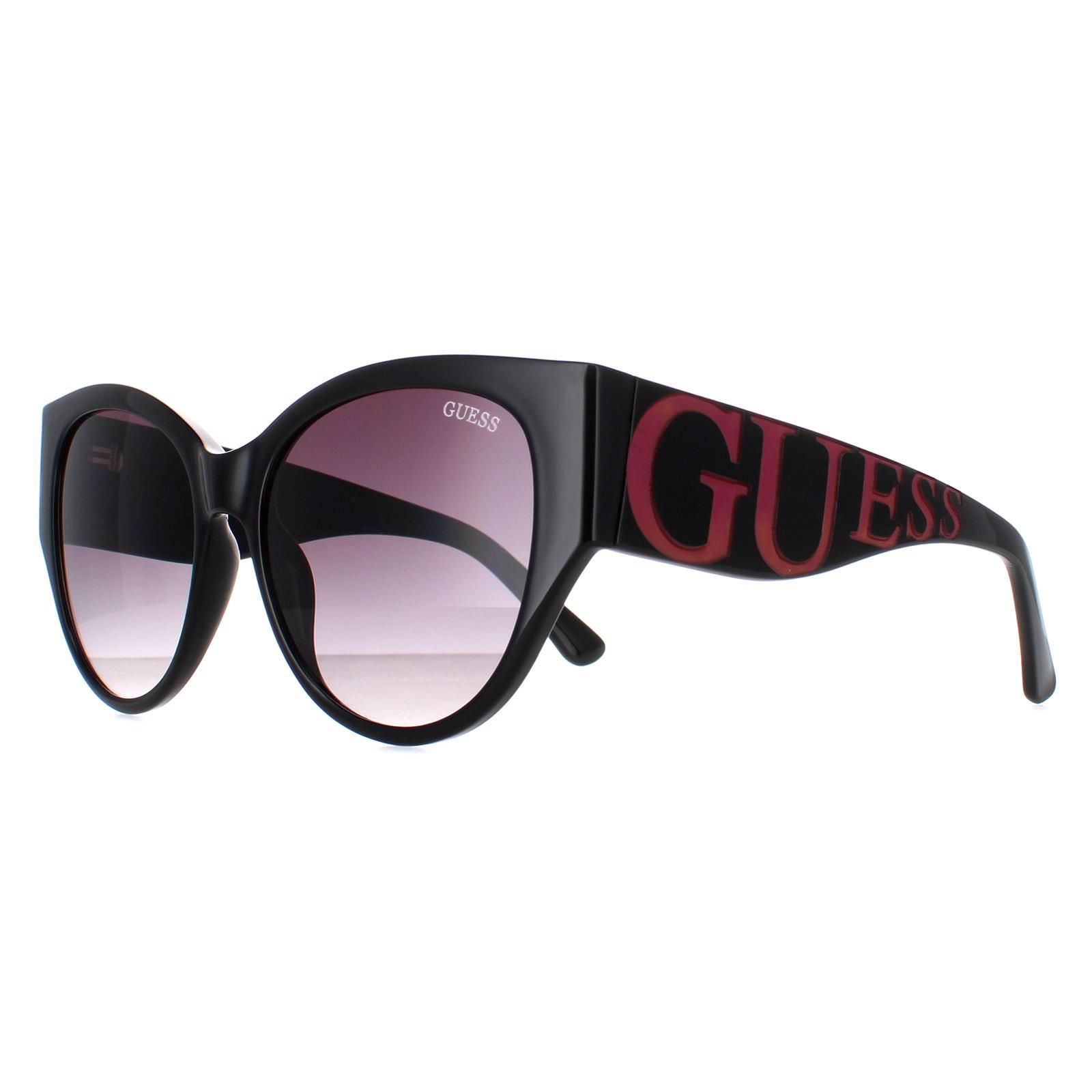 Guess Cat Eye Shiny Black Smoke Gradient GF6118 image 2