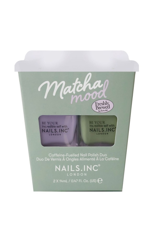 Nails Inc Matcha Mood Nail Polish Duo Multi