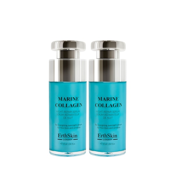 Erth Skin London 2x Marine Collagen Night Repair Serum 30ml