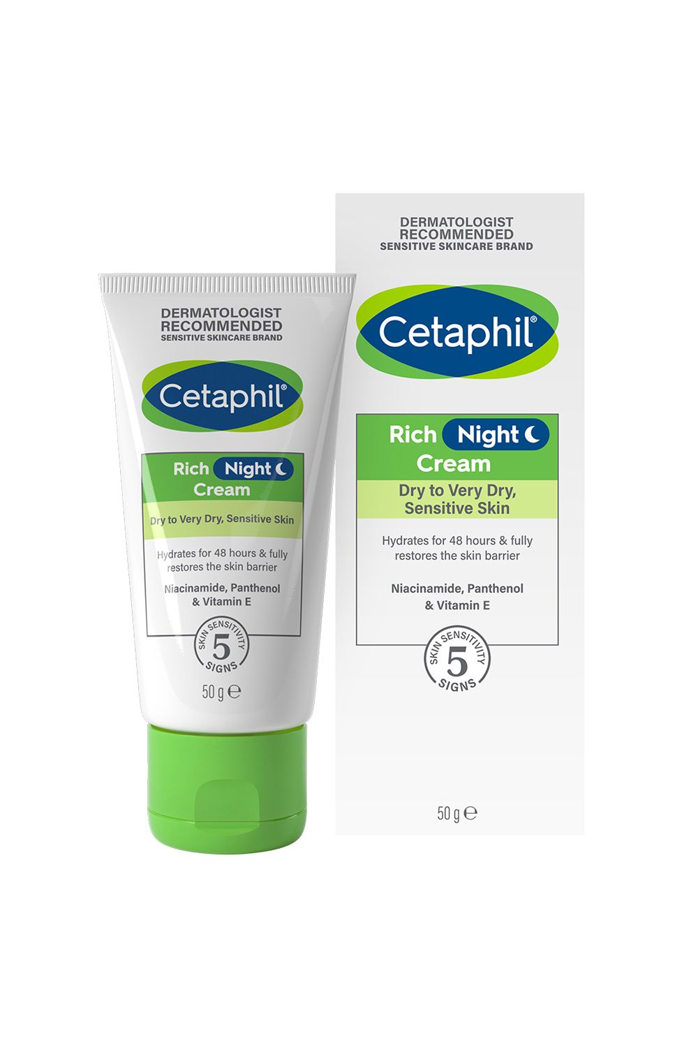 Cetaphil Rich Night Moisturising Cream 50g Multi image 1
