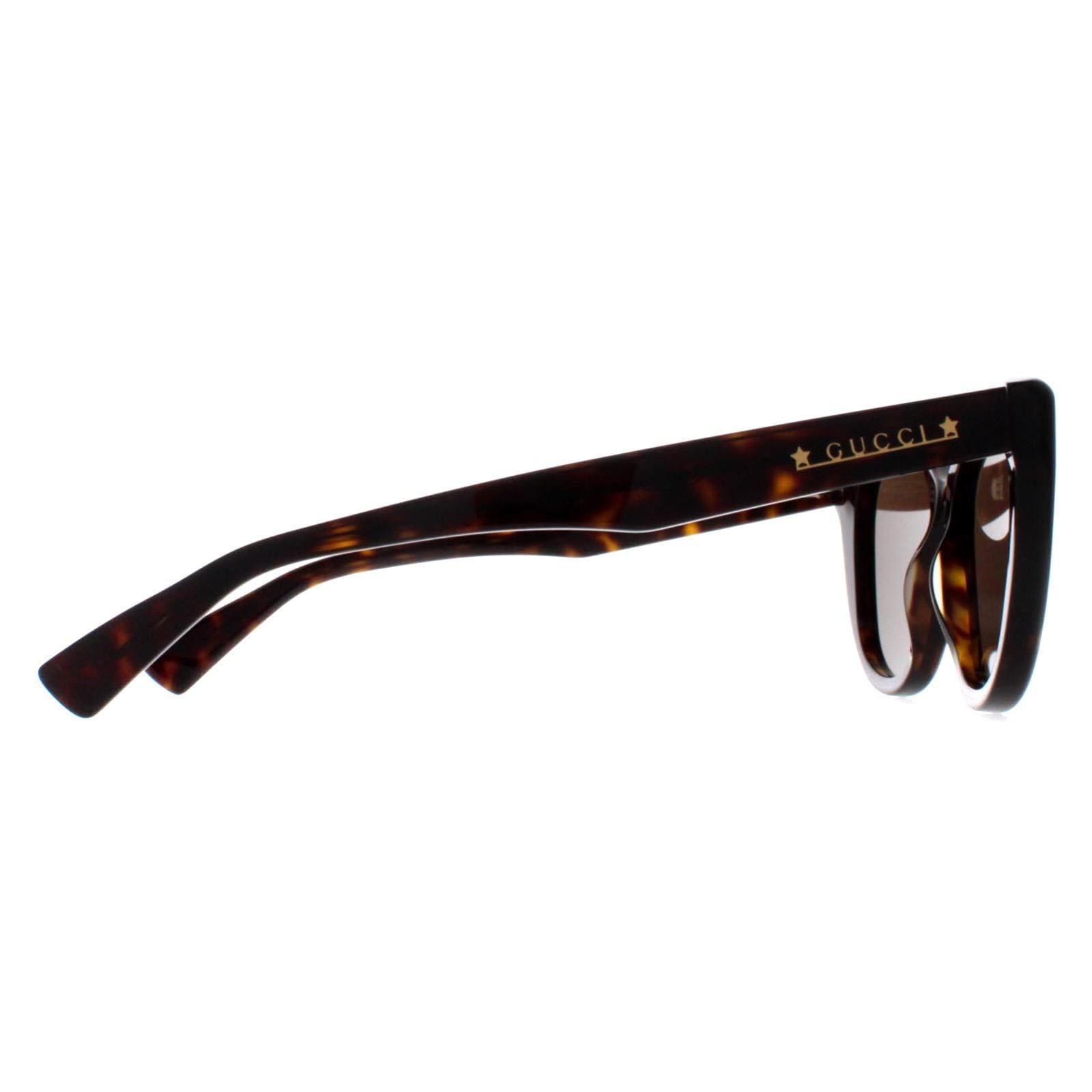 Gucci Cat Eye Havana Brown GG1588S image 4