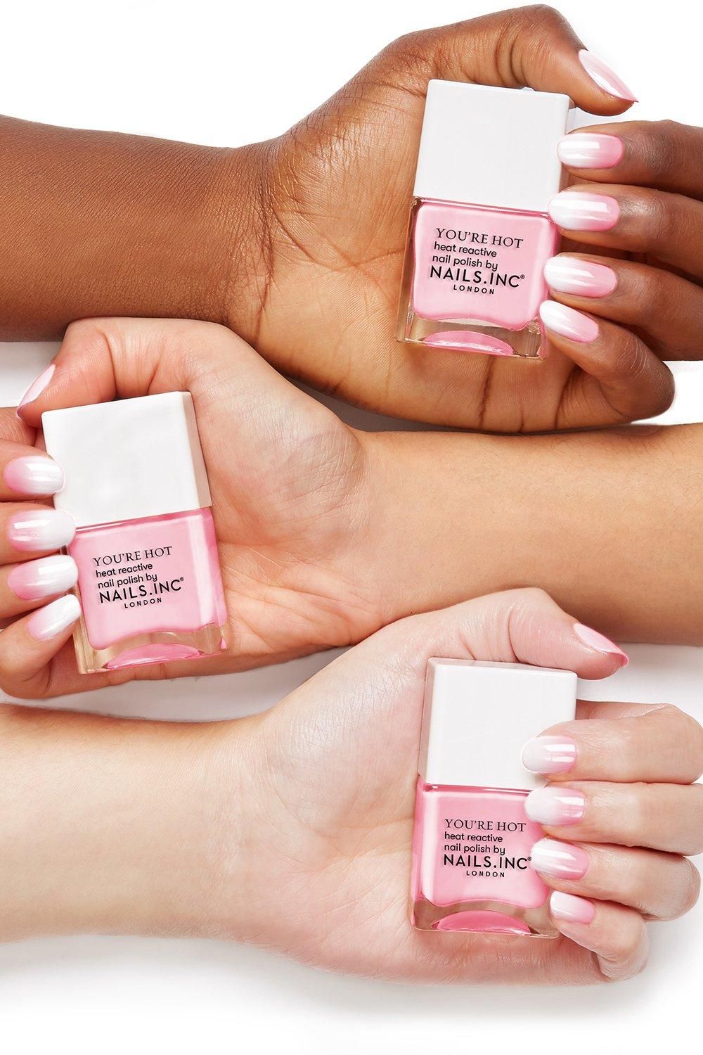 Nails Inc Are You Hot Or Not? Thermochromic Nail Polish Duo Gift Set Multi image 2