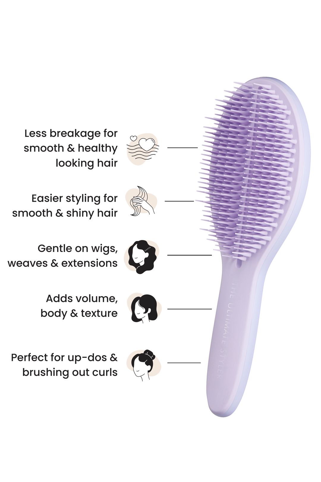 Tangle Teezer The Ultimate Styler Lilac Cloud Lilac image 4