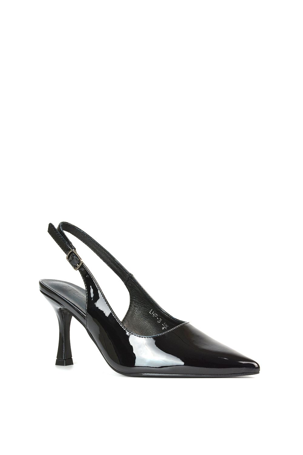 XY London 'Valerie' Stiletto High Heel Closed Toe Slingback Court Shoes image 2