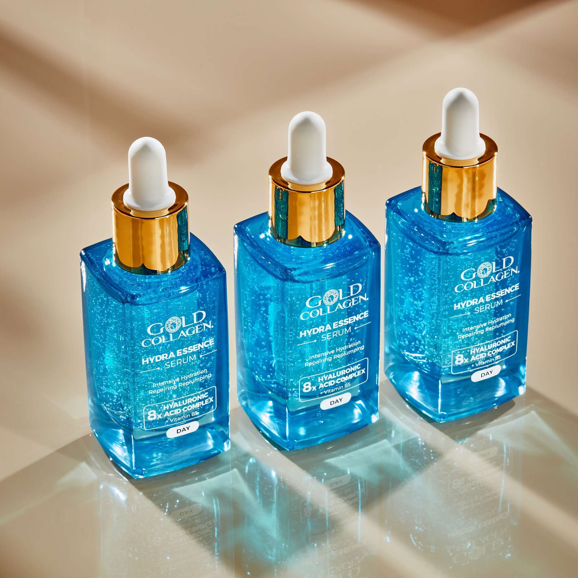 Gold Collagen Hydra Essence Intensive Hydration & Repairing Replumping Serum 30ml image 4