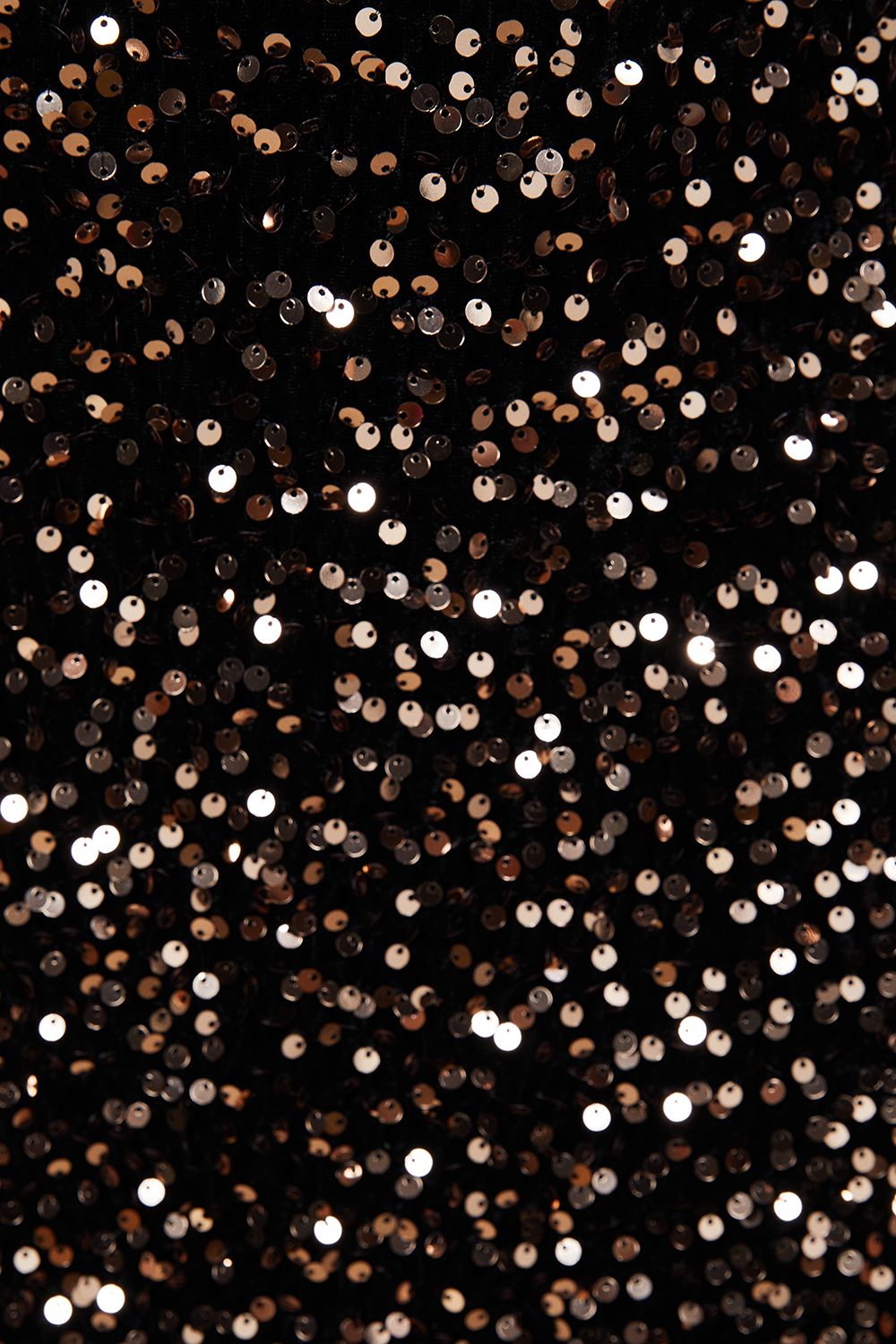 Oasis Occasion Velvet Sequin High Neck Midi Dress Black image 5