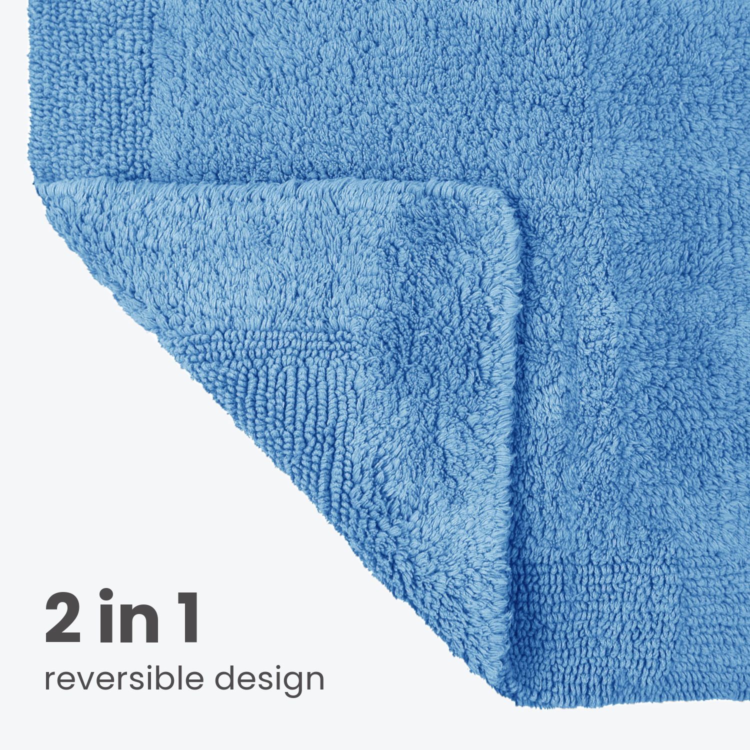 Allure Bath Fashions Elegance Reversible Heavyweight Bath Mat image 4