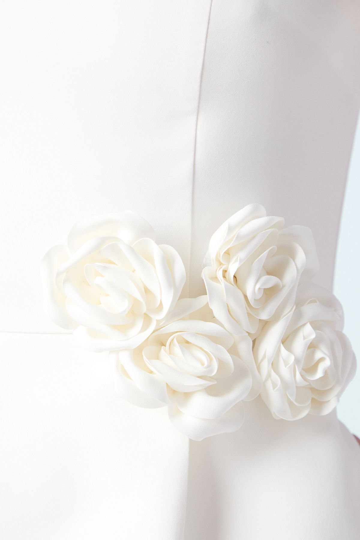 Coast Corsage Bandeau Bridal Mini Dress Ivory image 5