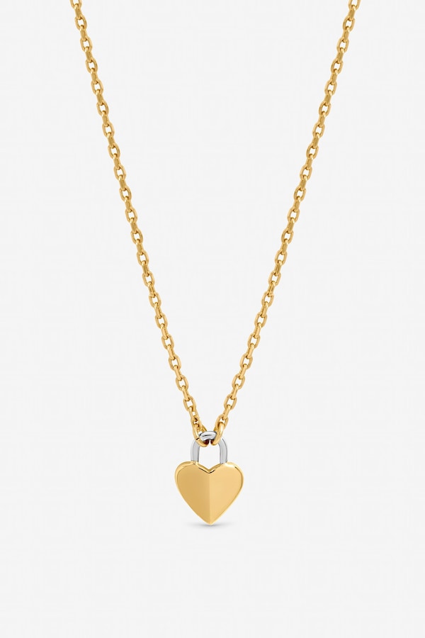 Inicio Two Tone Heart Pendant - Gift Pouch