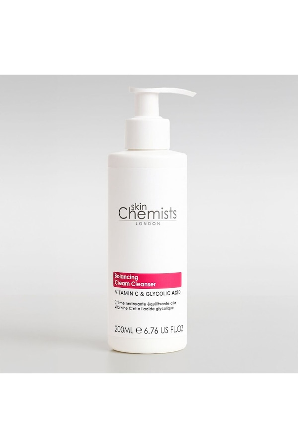 skinChemists Balancing Vitamin C & Glycolic Acid Cream Cleanser 200ml