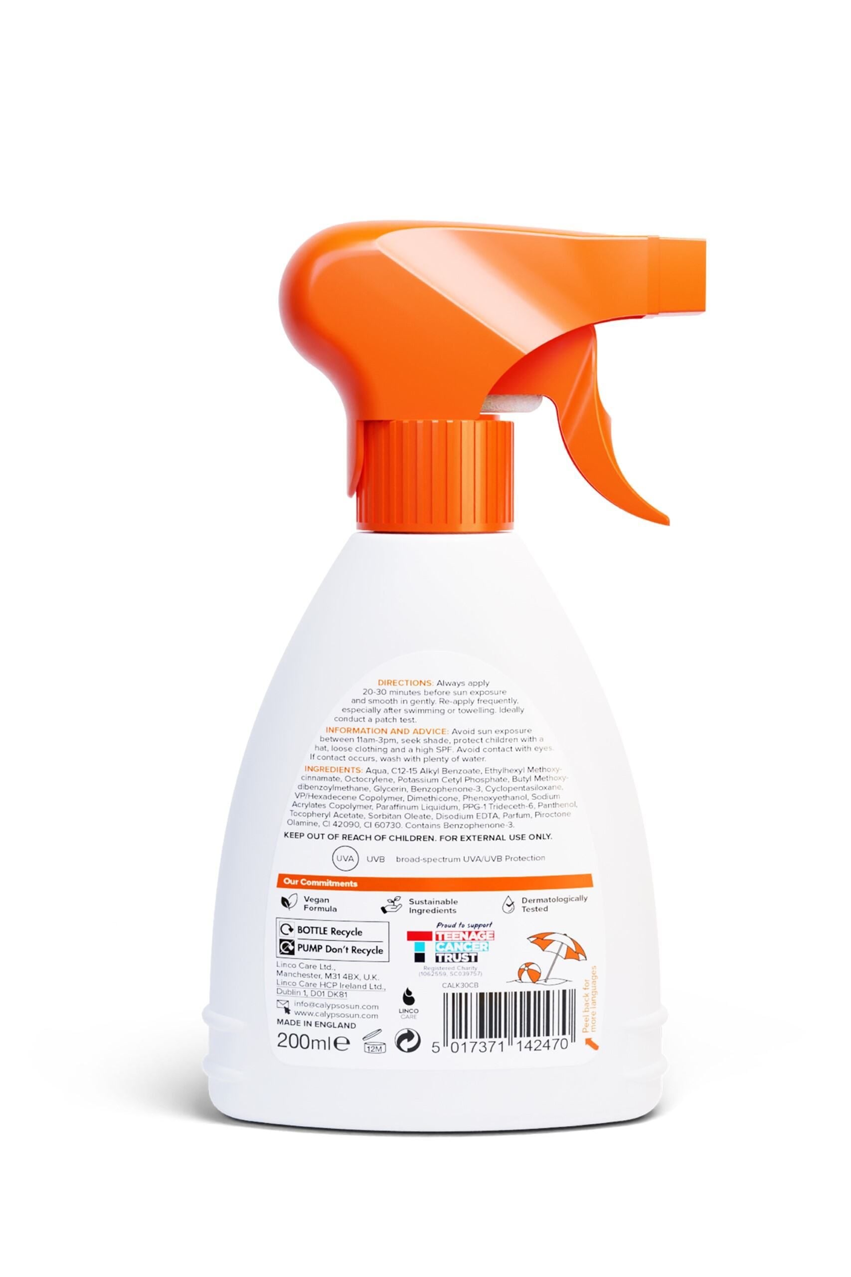 Calypso Kids Disappearing Coloured Lotion Spray SPF30 image 4